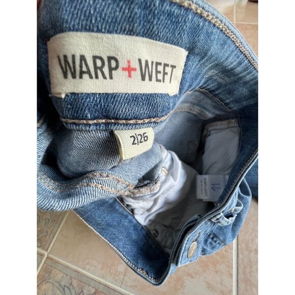 Warp + Weft jeans PSP  Palm Springs Crop Bootcut size 2/26 - Picture 9 of 12